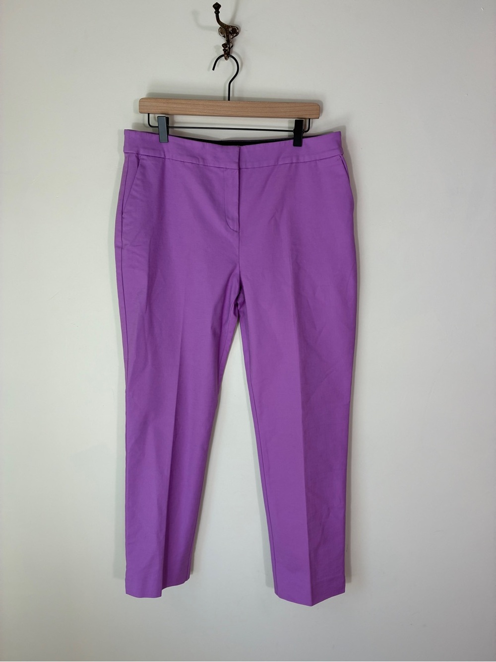Boden Purple Richmond Trousers Size 12L NWT